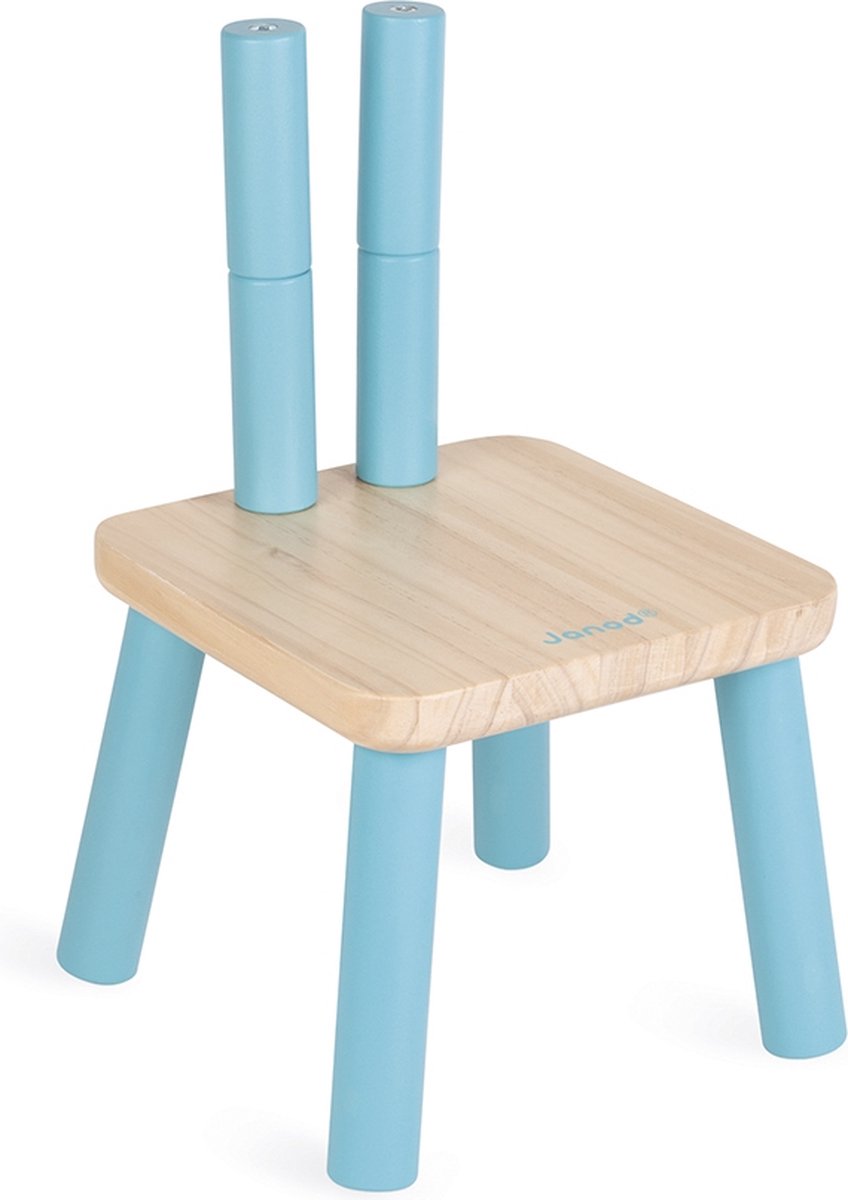 Janod kinderstoel hout verstelbaar fsc-gecertificeerd kinderkamer.