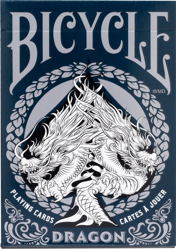 Cartamundi bicycle dragon white speelkaarten - 54 kaarten