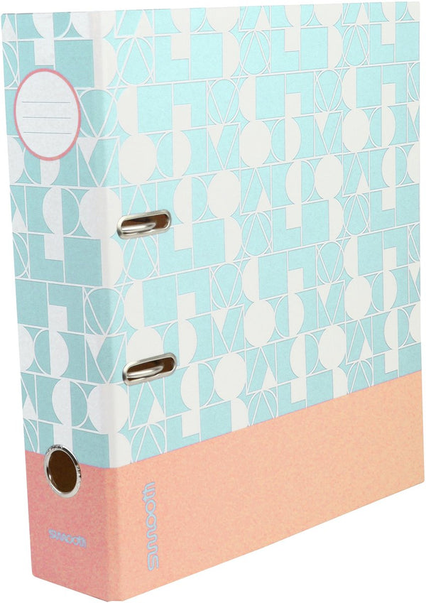 Ancor ordner smooth a4 2r 8cm aqua blauw - an-113174-e