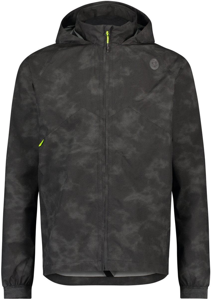 Agu compact regenjas commuter heren - zwart - s - reflecterend