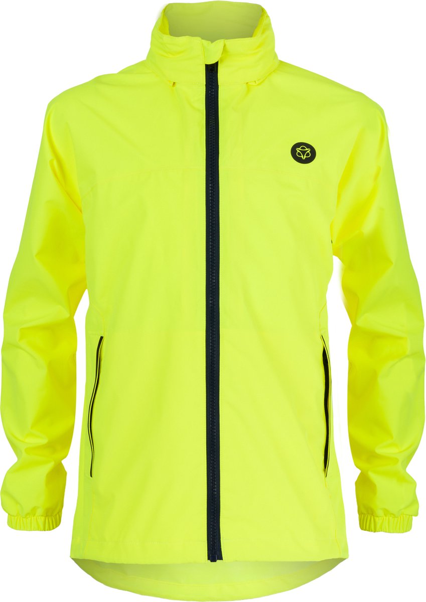 Agu go kids regenjas essential unisex - fluo geel