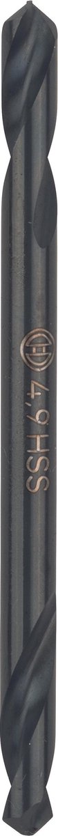 Bosch hss-g dubbelboor 4.9 mm.10st.