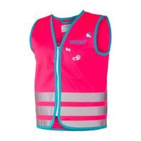 Wowow reflectievest kids gek monster maat s roze