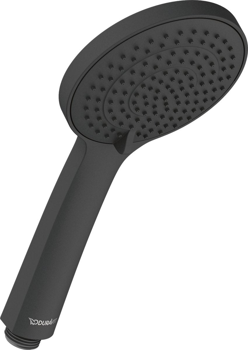 Duravit handdouche 3 standen – douchekop ø110 mm – easyclean – zwart mat