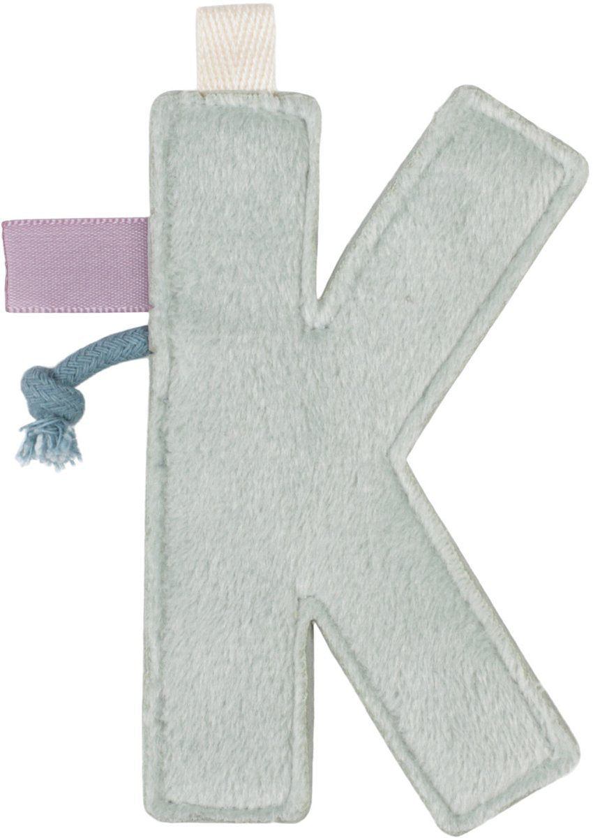Little dutch slinger element - letter k - grijs