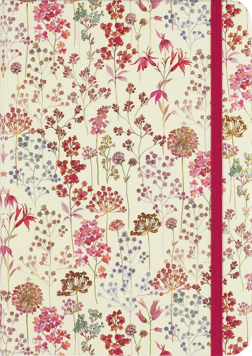 Peter pauper compacte notitieboek wildflower meadow