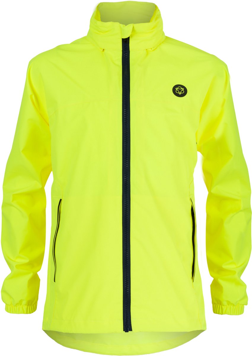 Agu go kids regenjas essential unisex - fluo geel