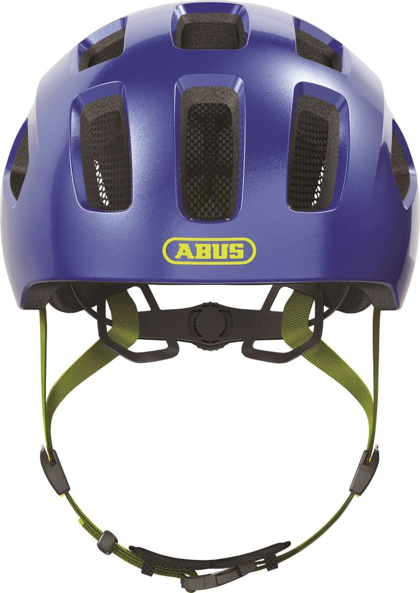 Abus fietshelm youn-i 2.0 sparkling blue m - 52-57 cm - blauw - geschikt voor gebruik op elektrische fietsen - stadsfietsen - 260 g