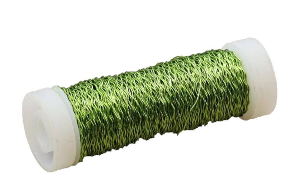 Hbx natural living hobby bouillon effekt metaal draad 25gram appel groen