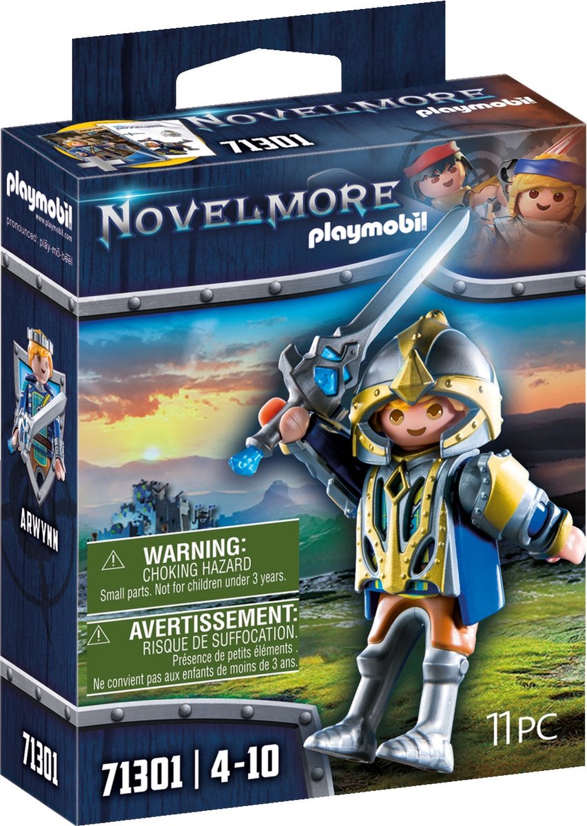 Playmobil novelmore - arwynn met invincibus - 71301