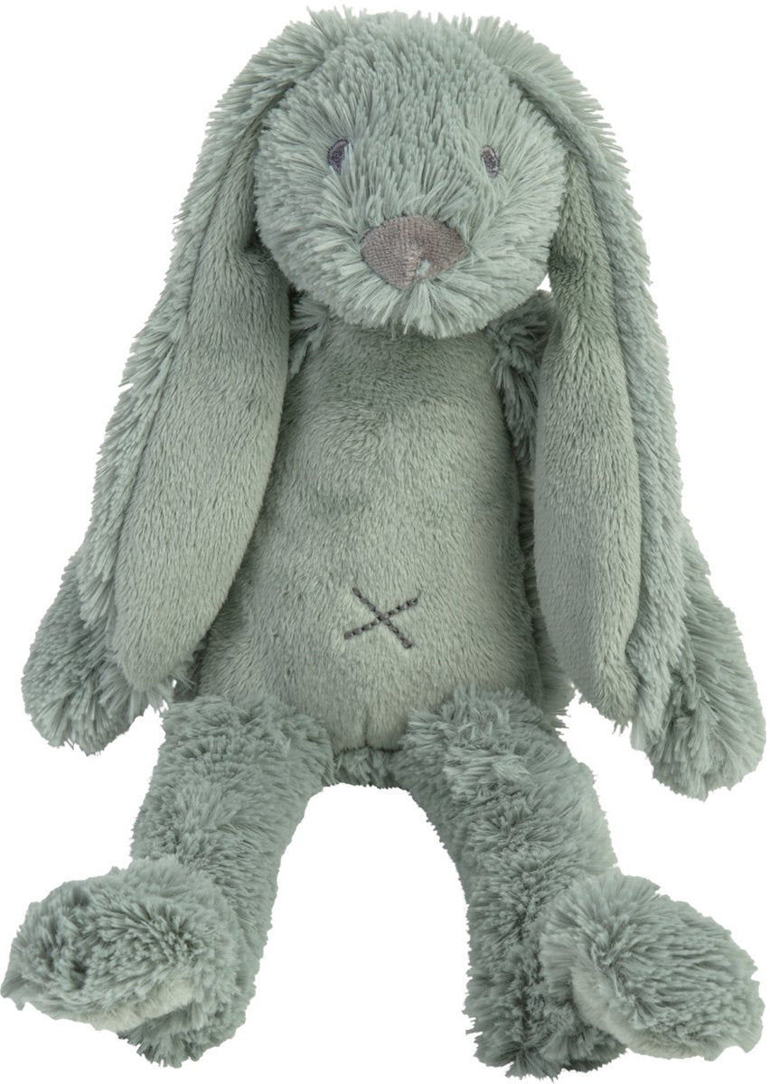 Happy horse konijn richie knuffel 38cm - groen - baby knuffel