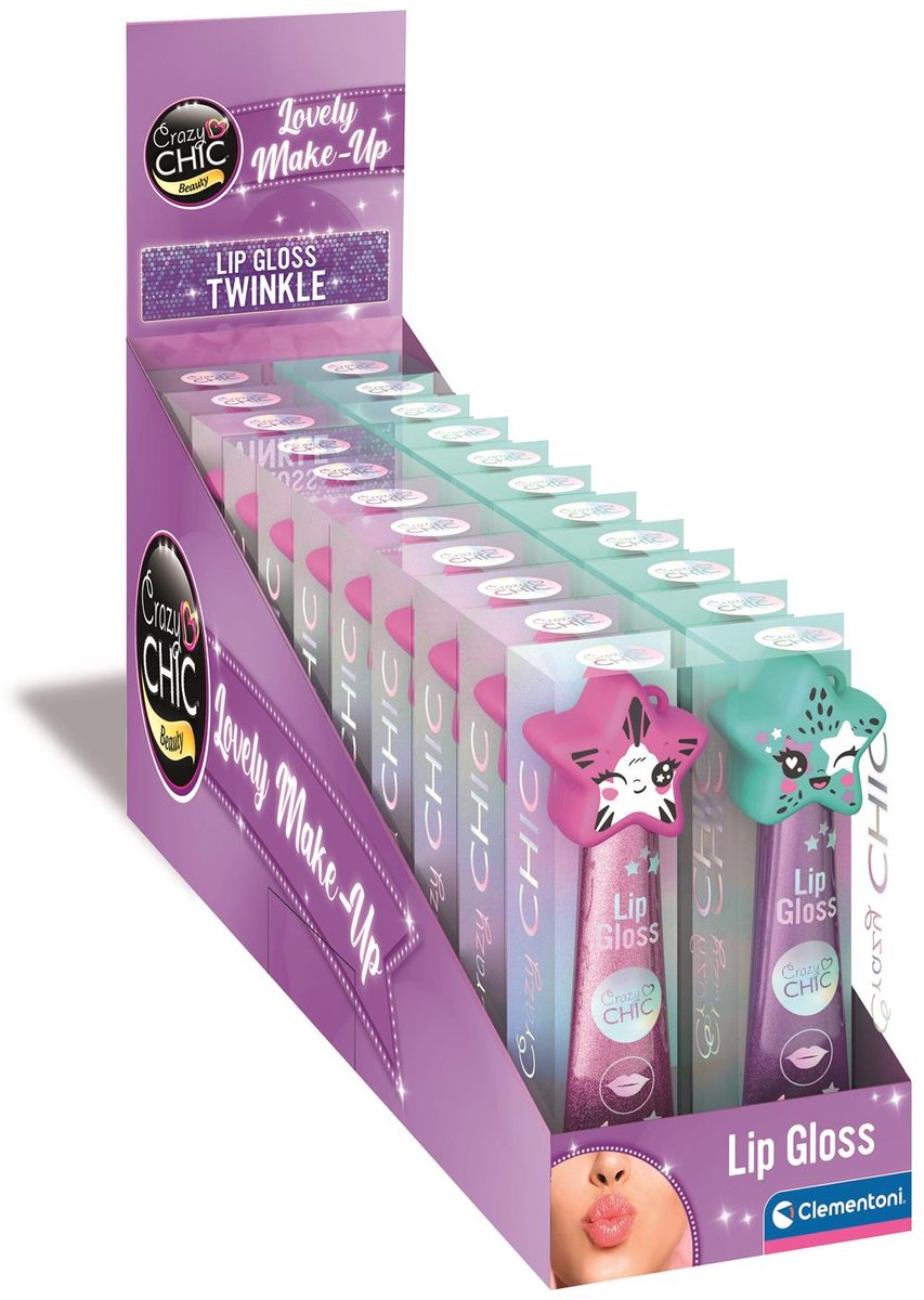 Clementoni gekke chique lipgloss ster paars blauw