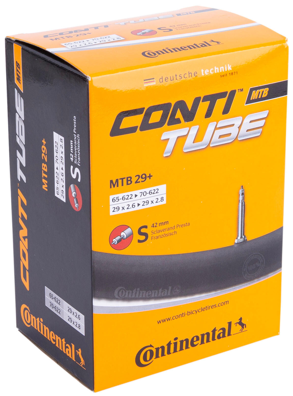 Continental binnenband mtb 29 wide tube conti mtb 29 dh sv 42mm