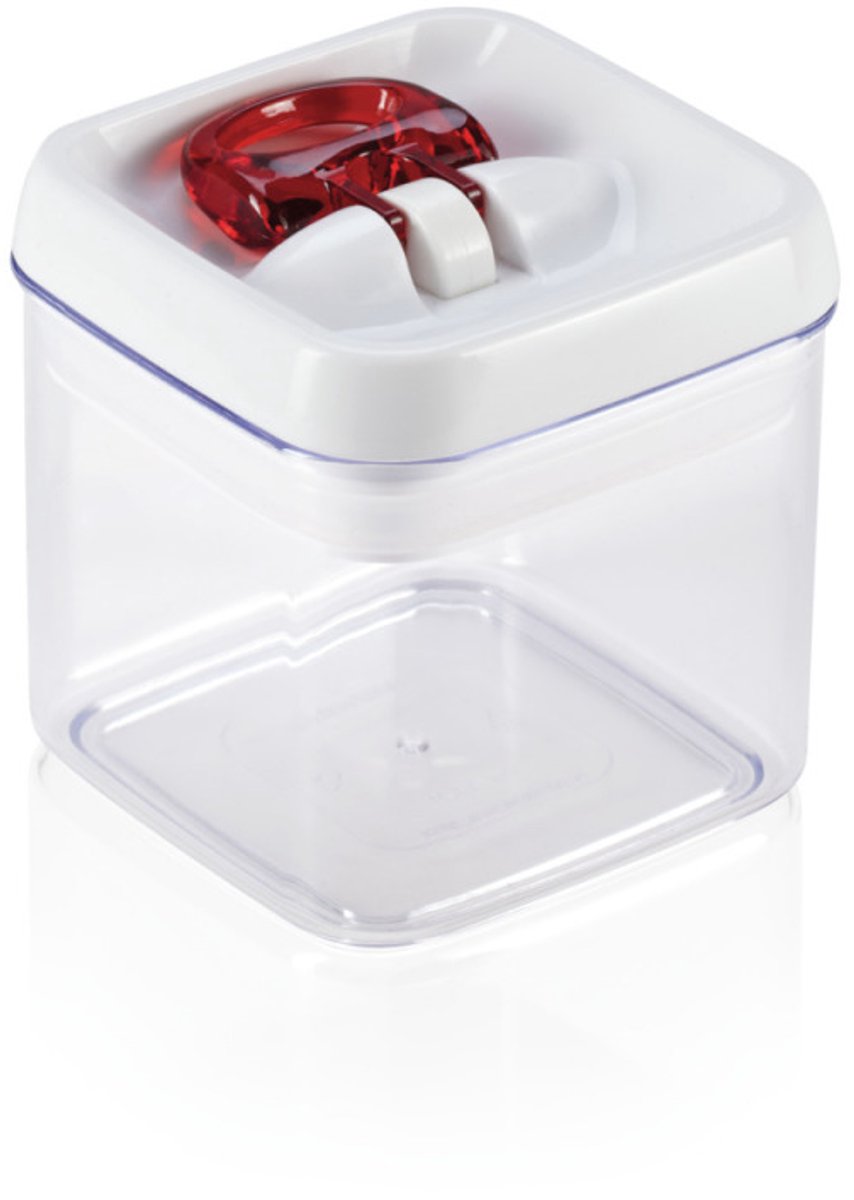 Leifheit fresh easy voorraaddoos vierkant - 400 ml - wit