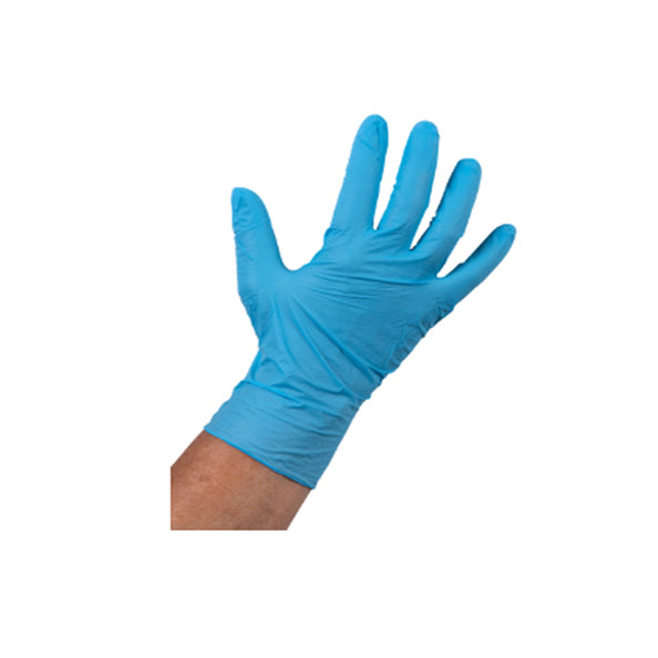 Comfort handschoen nitril blauw ongepoederd xl (100 stuks)
