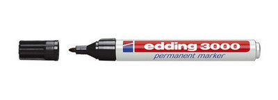 Permanente marker edding 3000 1,5 - 3mm zwart