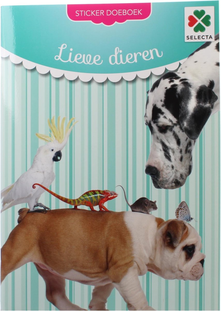 Selecta spel en hobby lieve dieren sticker doeboek