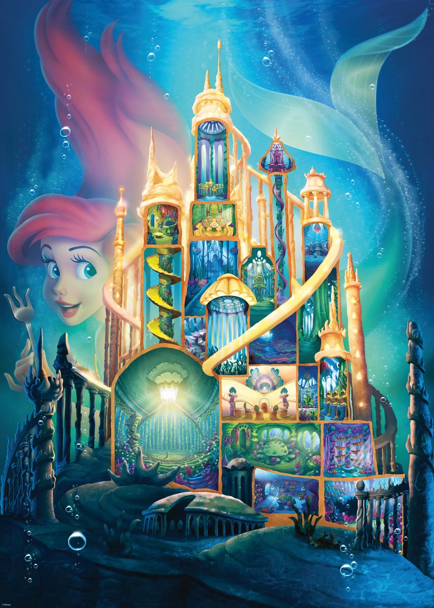 Ravensburger - Ariel puzzle - Disney Castle 6 - 1000 pieces