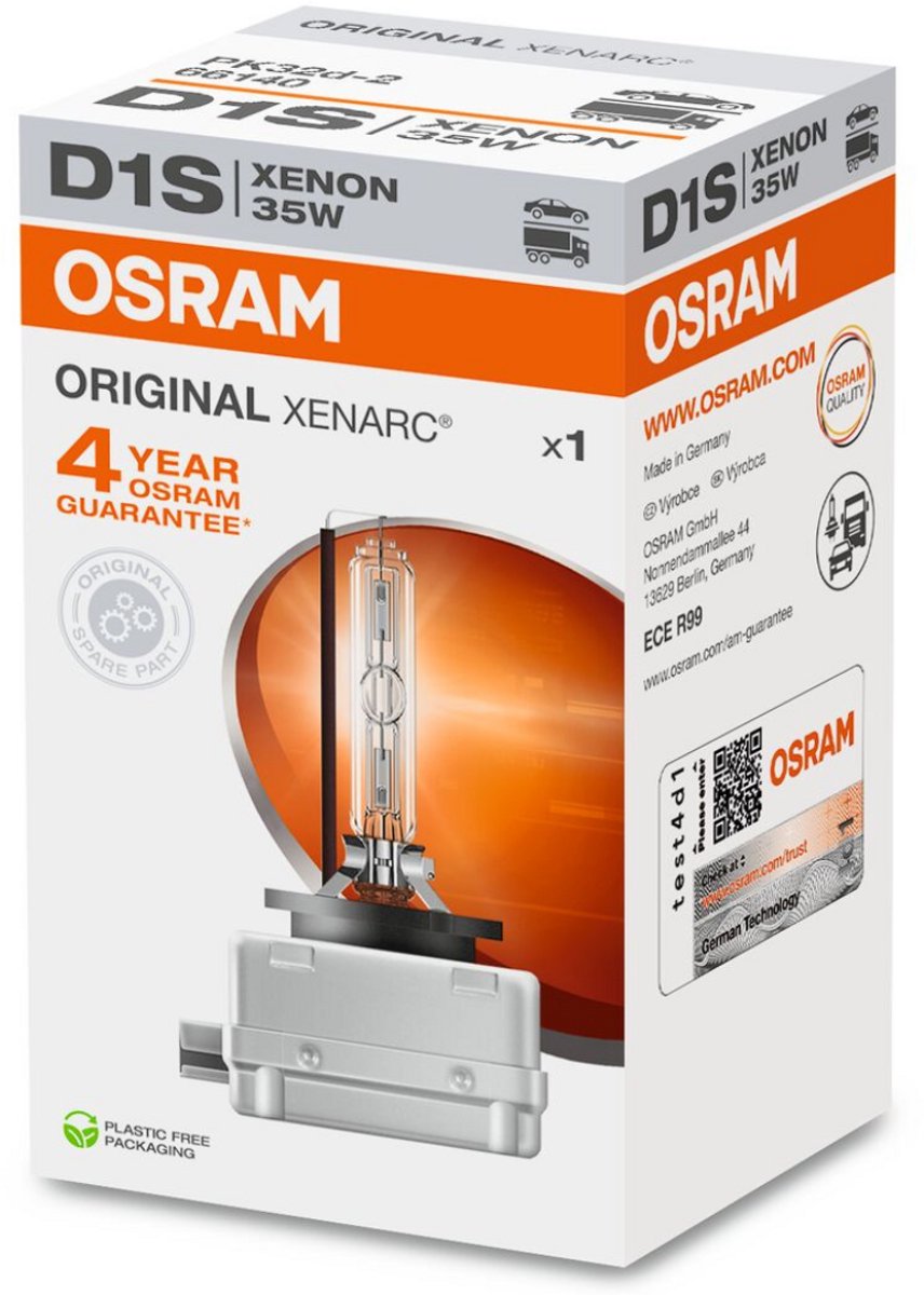 Osram 66140 xenonlamp xenarc original d1s 35 w 12 v, 85 v