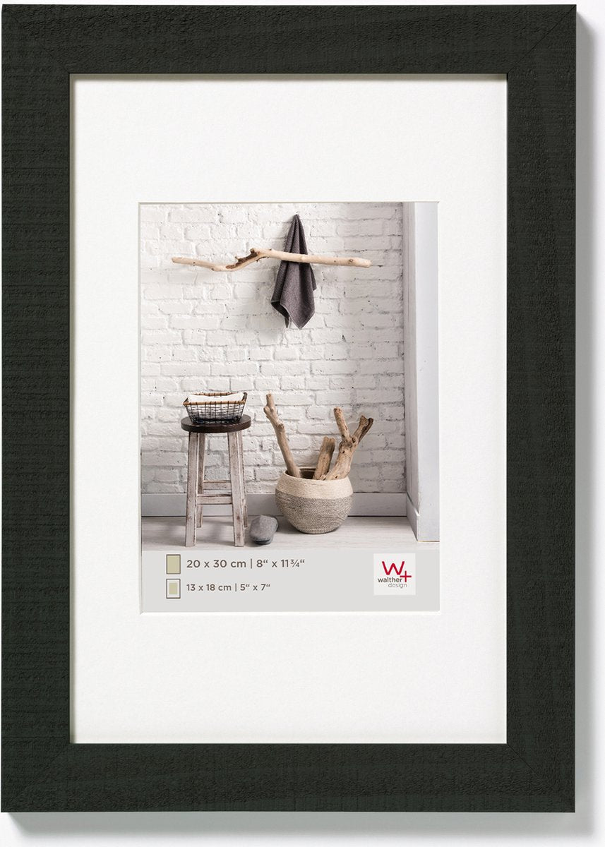 Walther home - houten lijst - fotoformaat 15x20 cm - zwart