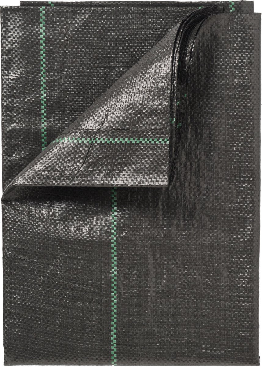 Nature - gronddoek - 2 x 10m - 100 g m² - zwart - anti-worteldoek