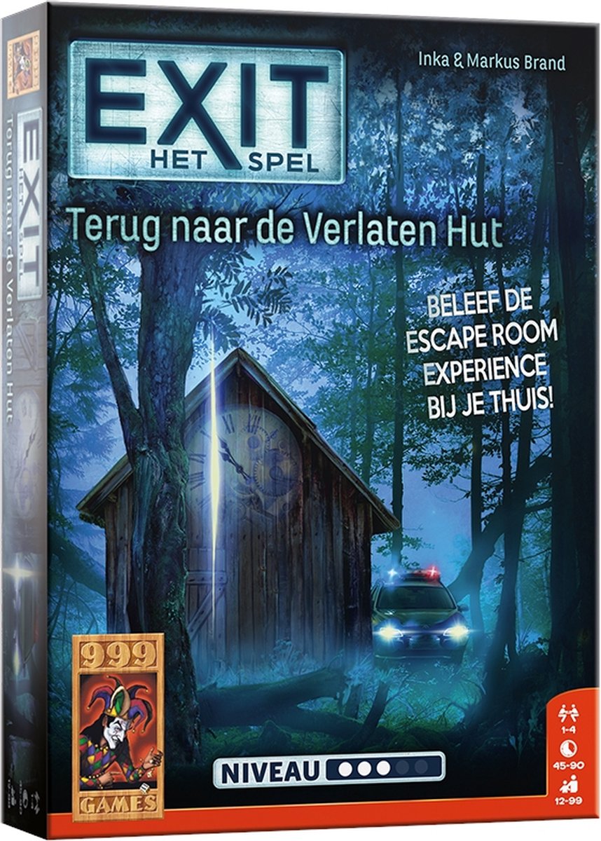 999games 999 games - exit - terug naar de verlaten hut - breinbreker - escape room spel