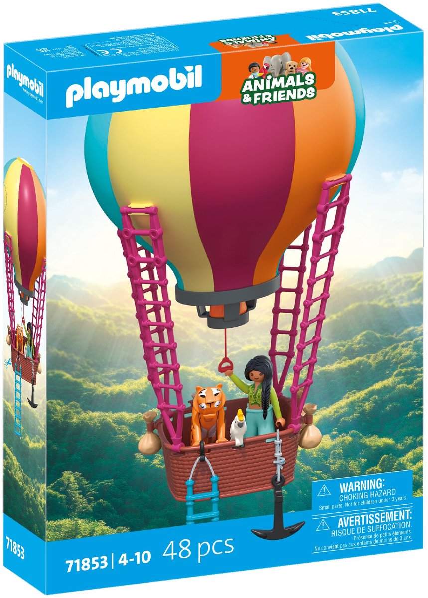 Playmobil dieren vrienden - ballonreis - ballon als decoratie om op te hangen - 71853