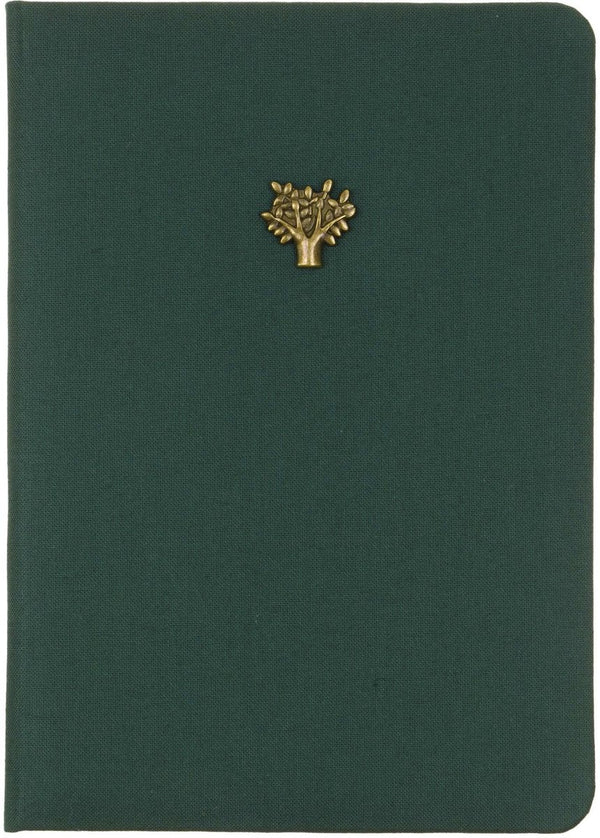 Eccolo notitieboek - essential green tree - lijn - ca.13x18cm - ec-d317d