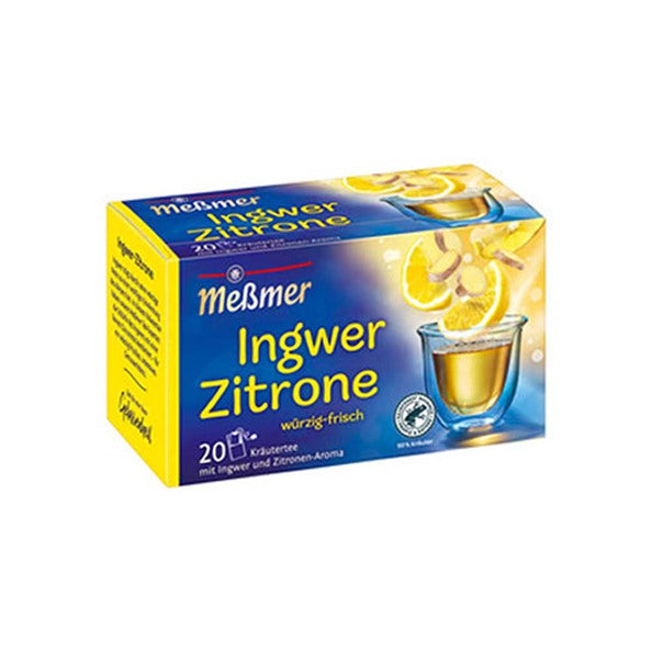 Messmer ingwer zitrone 20x 2gr (10 stuks)