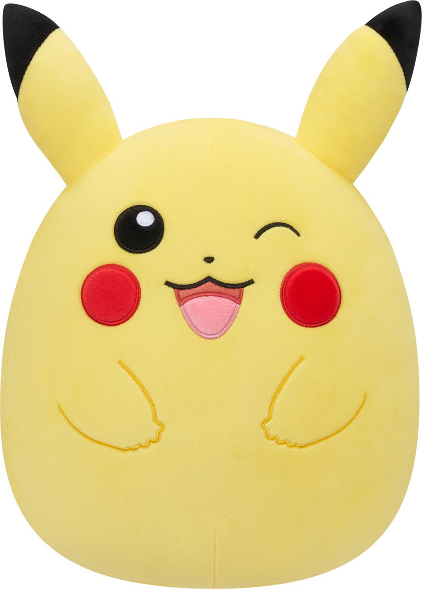 Squishmallows pokémon squishmallow - knipogende pikachu 25 cm