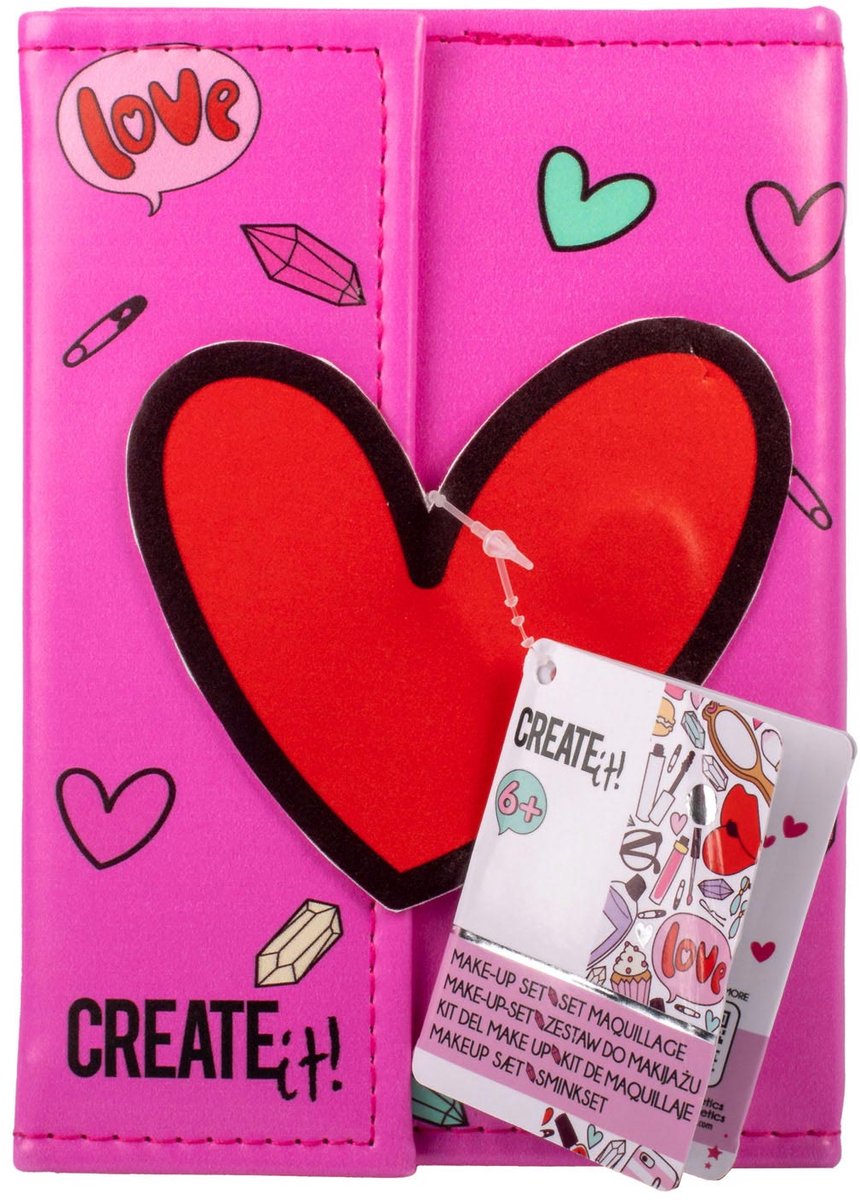 Creëer het! Beauty Make-Up Boek Magneetsluiting