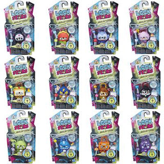 Sleutelhanger lock stars basic assorti | 8 stuks