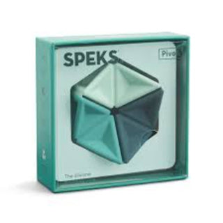 Speks pivot silicone flexagon assorti | 2 stuks