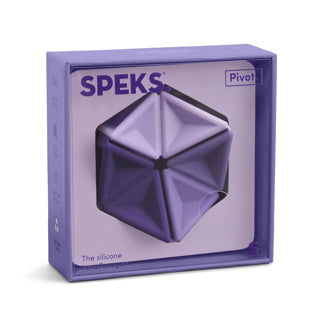 Speks pivot silicone flexagon assorti | 2 stuks