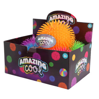 Geweldige coole pufferbal 20 cm effen kleuren assorti