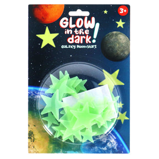 Oranje olifant glow in the dark sterren en maan