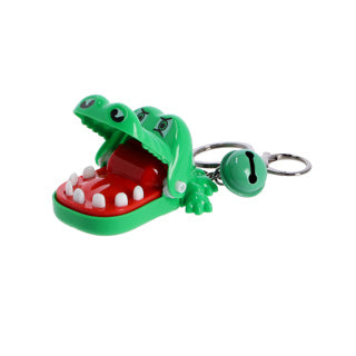 Sleutelhanger krokodil bijt assorti | 12 stuks