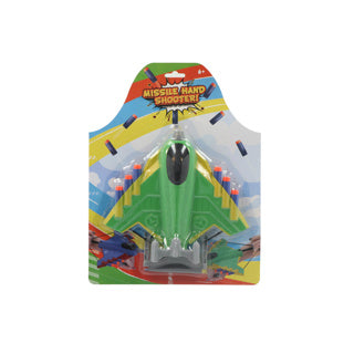 Alert afschietvliegtuig met foam pijltjes 3 assorti | 3 stuks