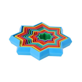 Fidget magic star 3d assorti | 5 stuks