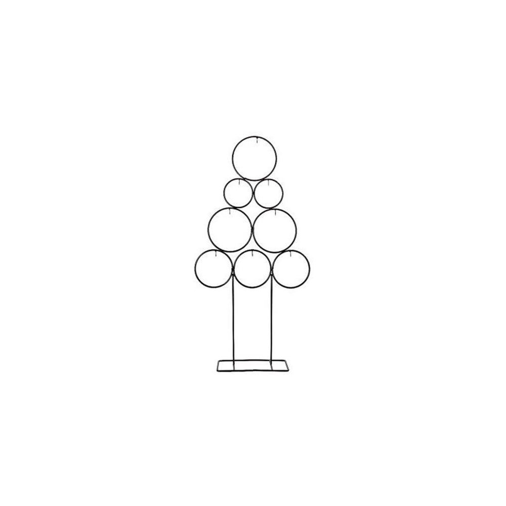 Hbx natural living frame kerstboom separy 39x12x78cm zwart