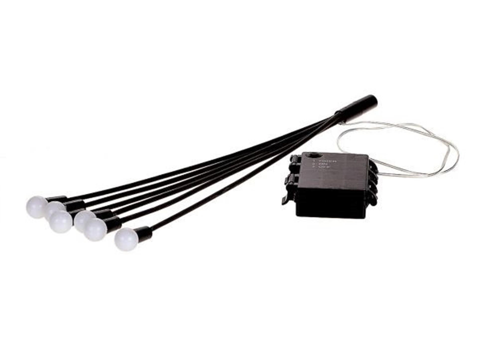 Hbx natural living kerstverlichting led firefly 2 stuks
