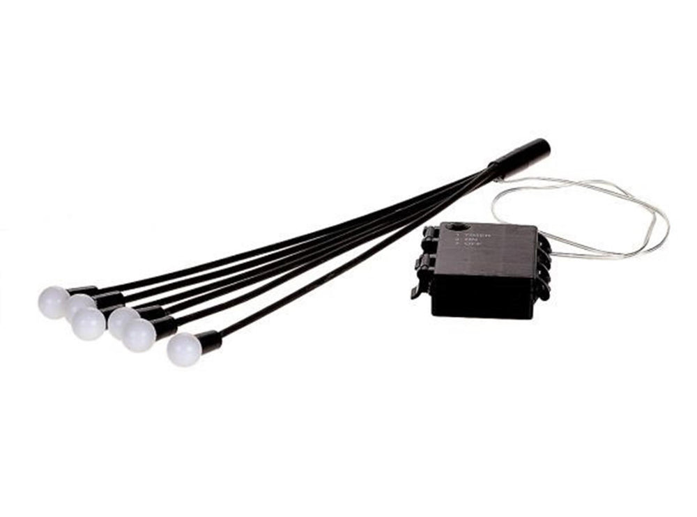 Hbx natural living kerstverlichting buigzaam led firefly op stok- 2 bundels verlichting