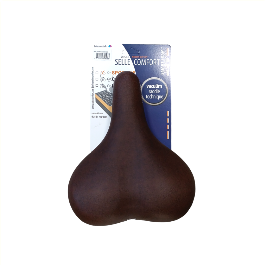 Selle comfortzadel actief, bruin