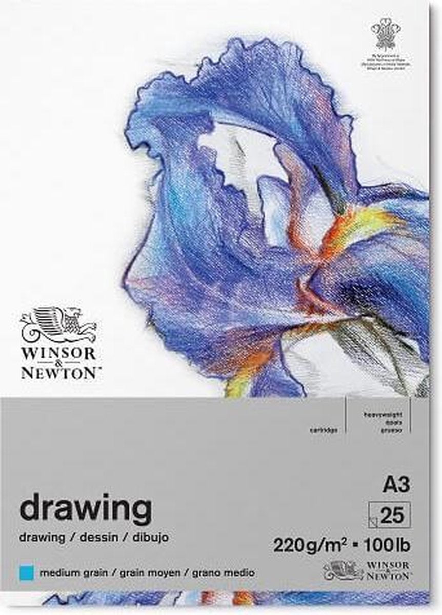 Winsor newton tekenblok medium korrel a3