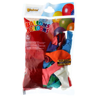 Globos ballon multi kleuren 50 stuks