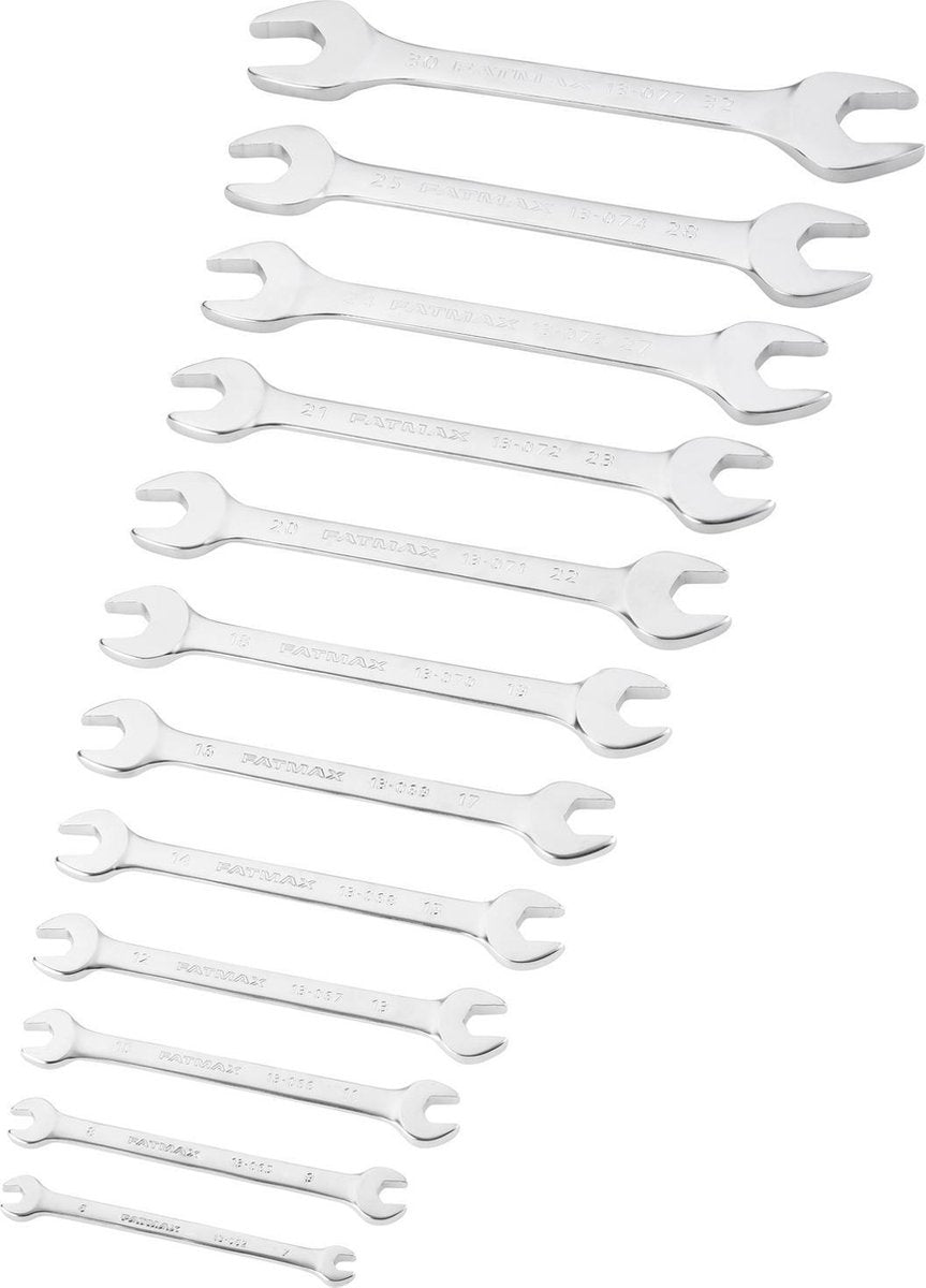 Stanley fatmax steeksleutelset - 12 delig