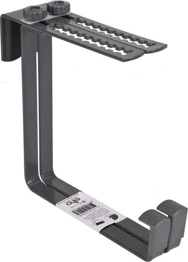 Elho barcelona haken metaal 21 - accessoires voor balkon buiten - ø 22.0 x h 19.0 cm - antraciet