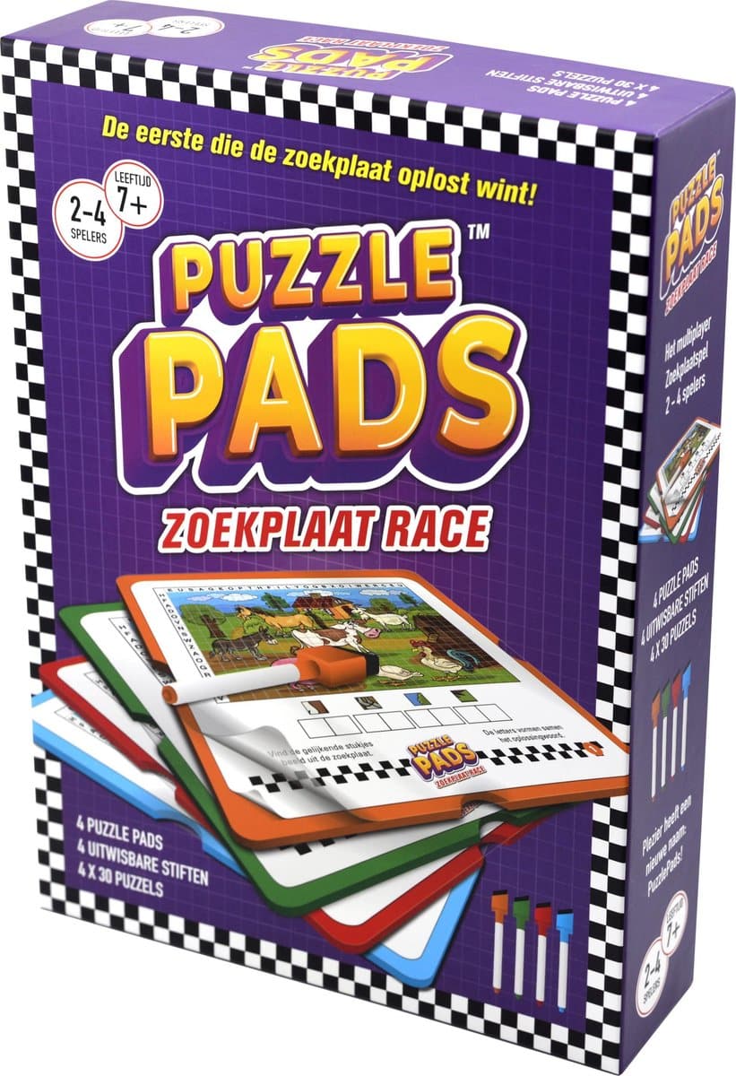 Puzzle pads zoekplaatje de 1e zoekplaat oplost wint