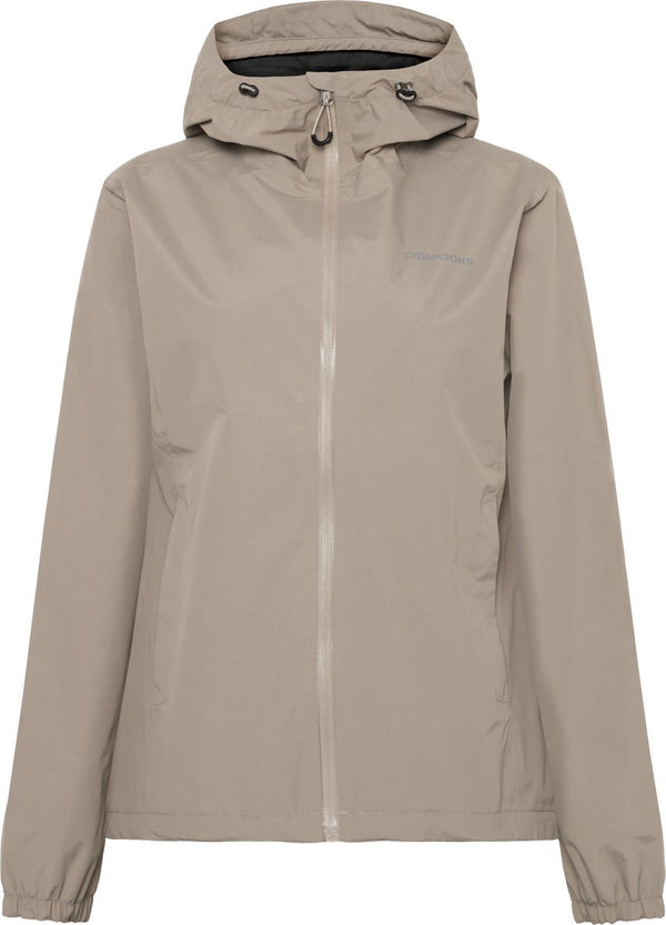 Didriksons varja wns jkt 2 dames outdoorjas - ash brown