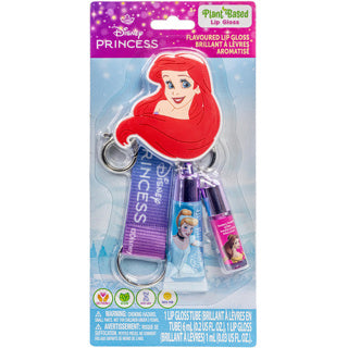 Disney princess lipgloss met sleutelhanger | 6 stuks